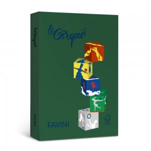 Hartie Colorata 80g/mp A4 304 Verde Christmas Favini A71d534