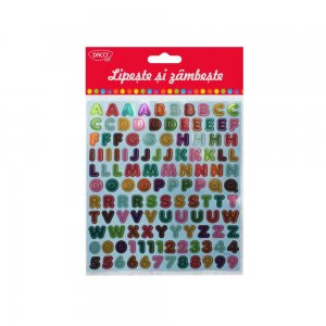 Abtibild - Ab038 Litere Si Cifre Lipeste Si Zambeste Daco