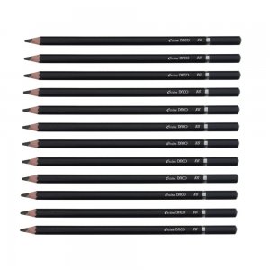 Set 12 Creioane DACO, Negre, din Lemn Hexagonal, Mina 8B, Creion 8B, Creioane 8B, Creion Daco 8B, Set Creioane 8B, Creion Negru Daco, Creion Negru Daco 8B, Creion Negru B, Creion Grafit Negru B, Instrumente de Scris