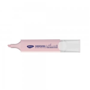 Marker Evidentiator DACO, Varf de 1-5 mm, Rosu, Marker Evidentiator, Markere, Marker Rosu, Markere Rosii, Marker cu Vopsea Rosie, Marker pentru Scoala, Markere Scoala, Textmarker, Marker Highlighter