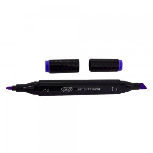 Marker Grafic cu 2 Capete Daco, Culoare Albastru Turcoaz