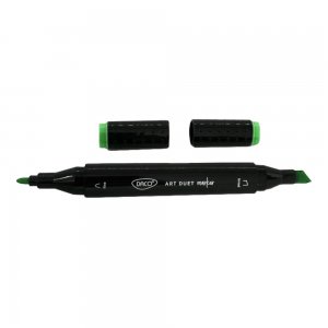 Marker Grafic cu 2 Capete Daco, Culoare Verde Smarald