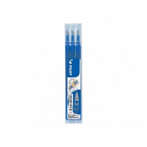 Set 3 Rezerve Roller PILOT Frixion, 0.7 mm, Albastru, Rezerve Rollere cu Gel Termosensibil, Rezerve pentru Rollere 0.7 mm, Rezerva pentru Roller PILOT, Rezerve Mina Albastra Roller, Seturi de Rezerve pentru Roller PILOT, Rezerve PILOT FRIXION