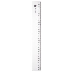 Rigla Flexibila Din Plastic, 30cm, Alco - Transparent
