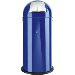 Cos Metalic Cu Capac Bombat, Forma Rotunda, 52 Litri, Alco - Albastru