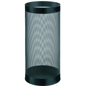 Cos Metalic Cu Perforatii, Forma Rotunda, 28.5 Litri, Alco - Negru