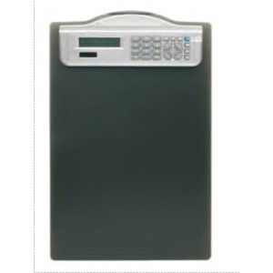 Clipboard Simplu A4, Din Plastic Rigid, Cu Calculator, Alco - Negru