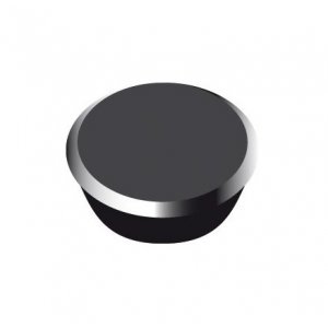 Magneti 13mm, 10/cutie, Alco - Negru
