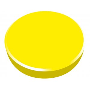 Magneti 38mm, Strong, 10/cutie, Alco - Galben