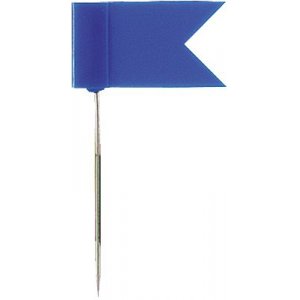 Stegulete Colorate, 20/cutie, Alco - Albastru