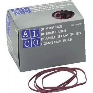 Elastice Pentru Bani, 500g/cutie, D 85 X 1,5mm, Alco