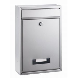 Cutie Postala Metalica, Dimensiuni 32 X 21.5 X 8.5cm, Alco - Argintie