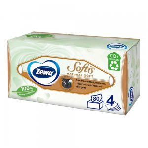 Servetele Zewa Softis Natural Soft, 4 Straturi, 80 Buc Servetele Zewa Softis Natural Soft, 4 Straturi, 80 Buc