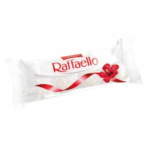 Praline Crocante Raffaello cu Nuca de Cocos si Migdale, 40 g Praline Crocante Raffaello cu Nuca de Cocos si Migdale, 40 g