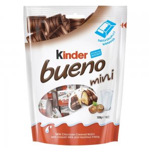 Napolitana cu Ciocolata Kinder Bueno Mini, 108 g Napolitana cu Ciocolata Kinder Bueno Mini, 108 g