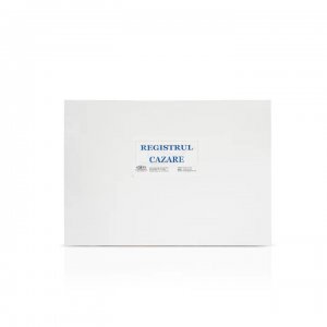 Registru Cazare A4, Tipar 1+1, Tipar Fata/verso, 100 File/carnet, Hartie Offset 55g