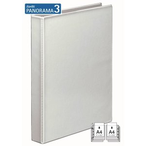 Caiet Mecanic Cu Buzunar, Plastifiat Pp, 2 Inele In "d", 30 Mm, Cotor 50mm, Bantex - Alb