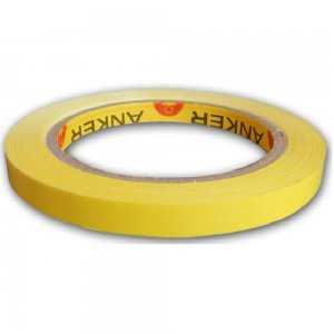 Banda ANKER PVC pentru Inchis si Sigilat Pungi, 9mm x 66m, Culoare Galbena Banda ANKER PVC pentru Inchis si Sigilat Pungi, 9mm x 66m, Culoare Galbena