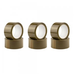 Set 6 Role Banda Adeziva, Pack Acrilic, 48 mm x 60 m, Maro, Benzi Maro pentru Ambalare, Benzi Adezive la Set, Benzi Adezive Maro, Benzi pentru Ambalare Maro, Benzi Scotch,  Banda Scotch Maro, Banda Adeziva Maro