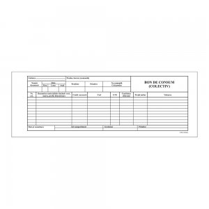 Bon de Consum Colectiv 1/3 A4, 50 Set/Carnet, 2 Ex - Formulare Tipizate Autocopiative Bon de Consum Colectiv 1/3 A4, 50 Set/Carnet, 2 Ex - Formulare Tipizate Autocopiative