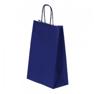 Set 100 de Pungi Cadou Model Albastru Inchis, 25x14x30 cm