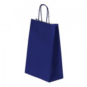 Set 100 de Pungi Cadou Model Albastru Inchis, 32x12x41 cm