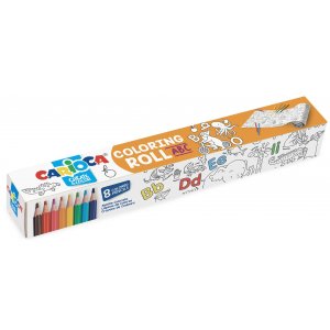 Carioca Coloring Roll, 30 X 198 Cm/rola, Hartie Autoadeziva - Abc