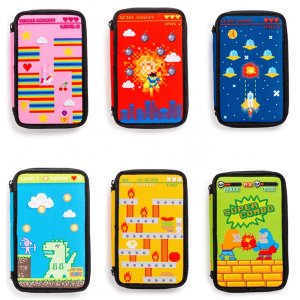 Penar Carioca Pixel, Cu 3 Fermoare, Complet Echipat Penar Carioca Pixel, Cu 3 Fermoare, Complet Echipat