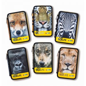 Penar Carioca Wild Life, Cu 2 Fermoare, Complet Echipat Penar Carioca Wild Life, Cu 2 Fermoare, Complet Echipat