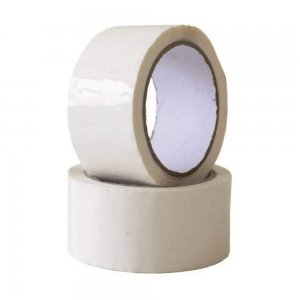 Set 36 Benzi Adezive, 50x66m, Adeziv Acrilic, Culoare Alba