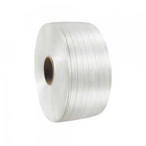 Banda de Legat PES Netusata (Poliester Hotmelt) 9mm x1500m, Banda Poliester pentru Ambalare, Poliester pentru Paletizare, Banda de Legat, Banda de Legat Paleti, Banda de Legat Netesuta, Banda de Legat PES, Banda de Legat Poliester