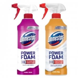 Pachet Promo: Domestos Spray Spuma Baie Floral 435 Ml + Domestos Spray Spuma Baie Lamaie 435 Ml Pachet Promo: Domestos Spray Spuma Baie Floral 435 Ml + Domestos Spray Spuma Baie Lamaie 435 Ml