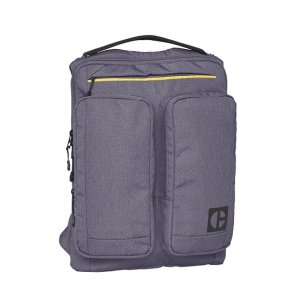 Rucsac Caterpillar Code - Quest Commuter, Material 420d Hexagonal, 2 Buzunare Exterioare - Gri Inchi