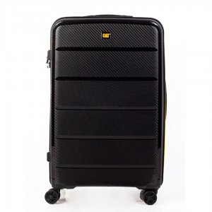 Troller Caterpillar Cargo 28 Inch - Material Abs - Negru Troller Caterpillar Cargo 28 Inch - Material Abs - Negru