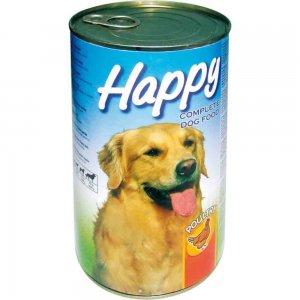 Conserva pentru Caini Happy, Carne de Pasare, 1240 g Conserva pentru Caini Happy, Carne de Pasare, 1240 g