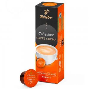 Cafea Tchibo Cafissimo Crema Rich Aroma, 10 Capsule, 76 g Cafea Tchibo Cafissimo Crema Rich Aroma, 10 Capsule, 76 g