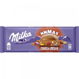 Ciocolata Milka Choco Jelly , 250 g Ciocolata Milka Choco Jelly , 250 g