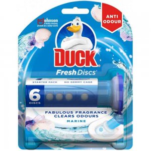 Odorizant Toaleta Discuri Gel Duck Marine + Aplicator, 36 ml