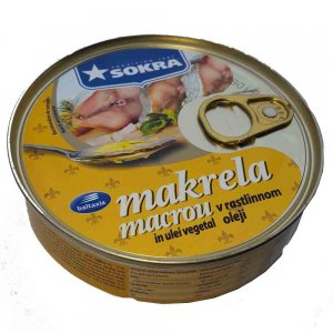 Conserva de Makrou Sokra in Ulei de Floare Soarelui, 160 g Conserva de Makrou Sokra in Ulei de Floare Soarelui, 160 g