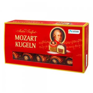 Praline Mozart cu Fistic si Marcipan, 200 g