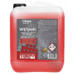 Clinex W3 Sanit, 5 Litri, Detergent Lichid, Concentrat, Pt. Curatarea Obiectelor Sanitare, Toaletelo