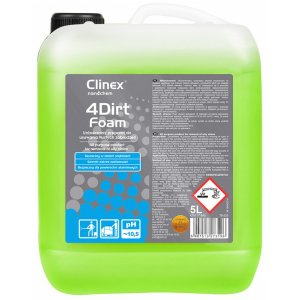 Clinex 4dirt Foam, 5 Litri, Spuma Degresare Suprafete Murdare De Grasime Dificila