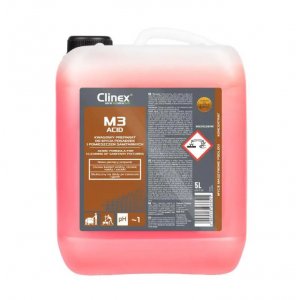 Clinex M3 Acid, 5 Litri, Detergent Pentru Suprafete Sanitare, Curata Si Neutralizeaza Suprafetele