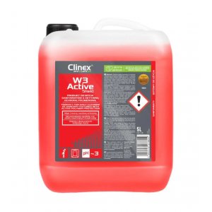 Clinex W3 Active Shield, 5 Litri, Solutie Delicata, Curatare Suprafete Sanitare/bai