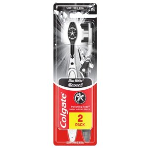 Colgate Periuta De Dinti Max White Charcoal Soft 2 Buc/set