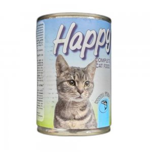 Mancare de Pisici Happy din Carne de Peste 415 g Mancare de Pisici Happy din Carne de Peste 415 g