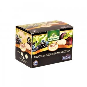 Ceai de Fructe de Padure si Mangostan Naturavit, 15 plicuri Ceai de Fructe de Padure si Mangostan Naturavit, 15 plicuri
