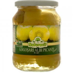 Gogosari Albi Picanti in Otet Naturavit, 720 ml Gogosari Albi Picanti in Otet Naturavit, 720 ml