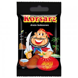 Drajeuri cu Nuca de Cocos Skawa Pirat, 60 g