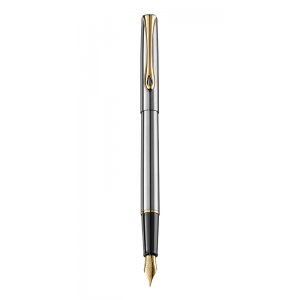 Stilou Diplomat Traveller, Cu Penita M, Din Otel Inoxidabil - Stainless Steel Gold